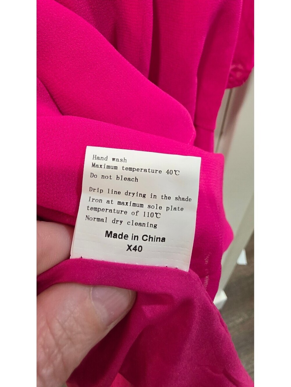 Byimns Pink Ruffle Tiered Dress XL - Picture 6 of 16